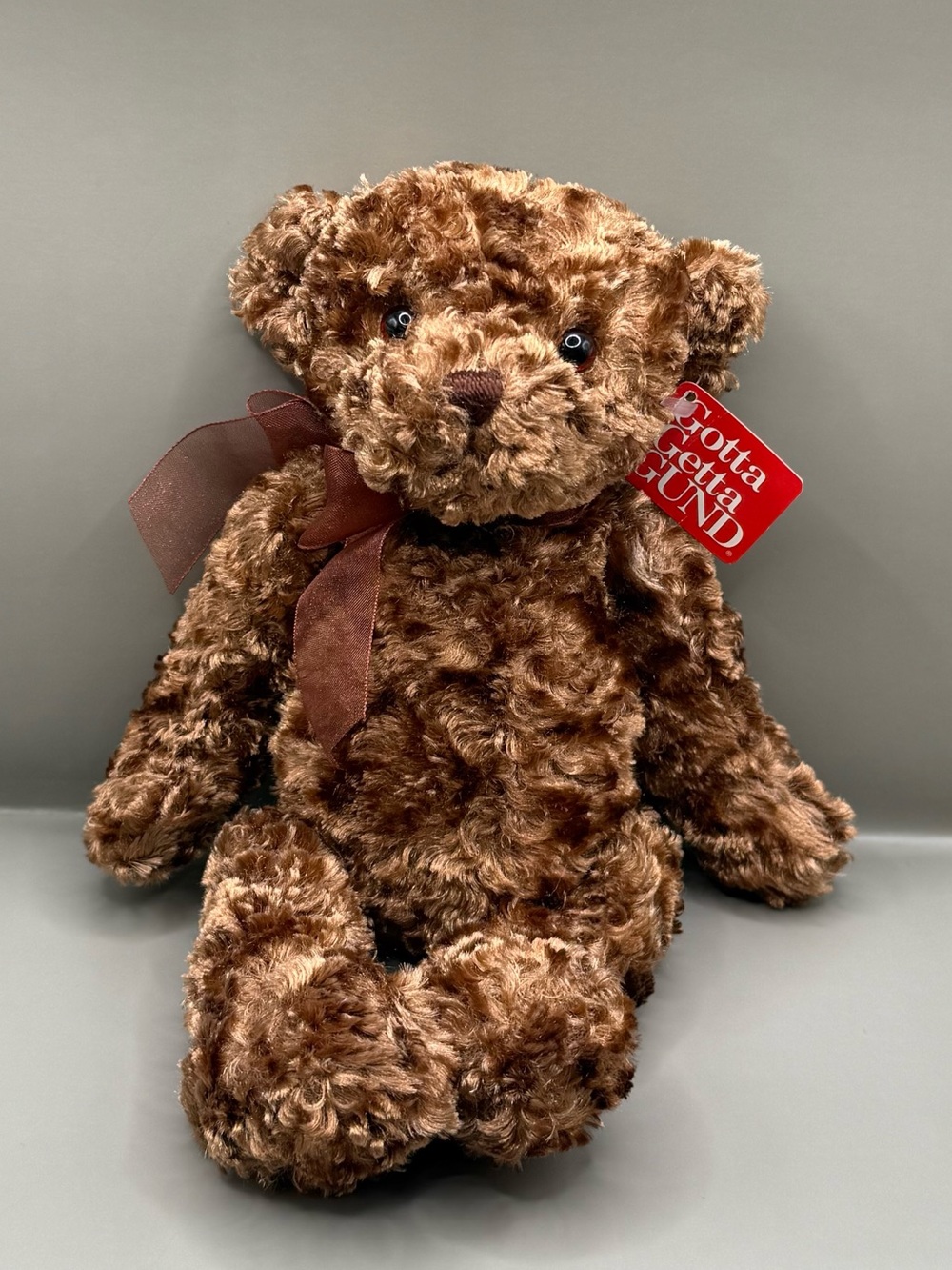 NWT GUND Glossy Bear Plush Stuffed Animal